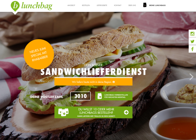Erfolgreicher «WooCommerce» Onlineshop von lunchbag.ch